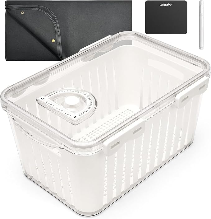 Wisedry 2PCS 10L Silica Gel Flower Drying Box, One Step Retrieve Dried Flowers by wisedry