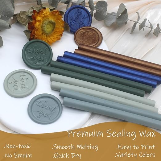 Navy Blue Wax Seal Sticks 26pcs, Andotopee Glue Gun Wax Seal Sticks - Image 5