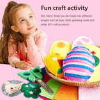 Jtnohx Color Felt, Soft Felt Sheets, 1.4mm Thick 8"x12" Handicraft Felt Fabrics - Image 7
