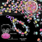 200+ pcs Candy Bulk Assorted Cute Kandi Beads - Image 2