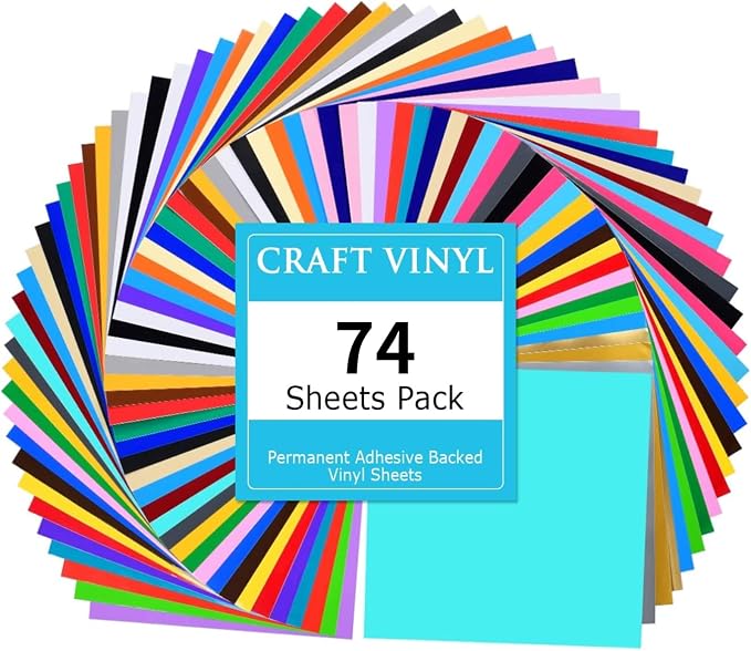 Lya Vinyl 74 Pack Permanent Vinyl by LyaVinyl
