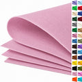Baby Pink Large Felt Fabric 36" x 36", 1mm Stiff Felt Sheet, Nonwoven Fabric by ZANEXIR