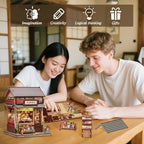 Cutefun Book Nook Kits for Adults, DIY Miniature Dollhouse Booknook Kit - Image 5