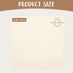 10 PCS Punch Needle Fabric | Pre-Cut Natural Cotton Tufting Cloth Monks Cloth - Image 2
