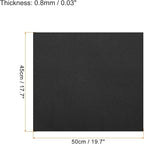 MECCANIXITY EVA Foam Sheets Black 19.7 Inch x 17.7 Inch 0.8mm Thick Crafts Foam - Image 2