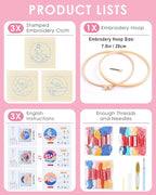 TINDTOP Punch Needle Kits, 3 Pack Punch Needle Embroidery Kits - Image 2