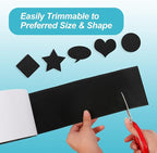 4.4''×16.5 Feet Black Heavy Duty Hook and Loop Tape Adhesive, Keep Couch - Image 6