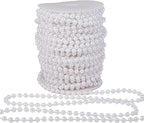 6mm Crafts Faux Pearl Beads Garland Pearl Bead Roll Strand of Pearls to - Image 2