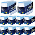 2000 Hard Plastic Card Sleeves, Premium Baseball Card Protectors, Sports Game by PJU