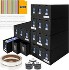 Card Storage Box, 10800+ Trading Card Storage 1950+ Toploader Card Storage Box by HIMOMO
