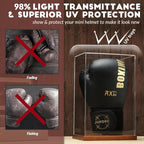 JupDec Boxing Glove Display Case, Full Size UV Protection Souvenirs and - Image 3