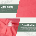 59”W Cotton Flannel Fabric, Super Soft 150GSM, Medium Weight Solid Arts & - Image 3