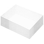 KAITELA Pack of 10 Clear Acrylic Sheets 12" x 16" Cast Plexiglass Panel 1/8" by KAITELA