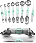 Spring Chef Stainless Steel Magnetic Measuring Spoons Set of 8 by SpringChef