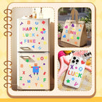 1490Pcs Foam Stickers for Crafts 8Colors Self Adhesive Foam Letter Shape - Image 8