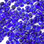 WAYBER Glass Stones, 1Lb/460g Irregular Sea Glass Pebbles Non-Toxic Artificial - Image 2