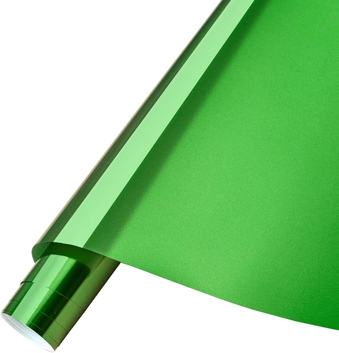Tintnut Emerald Holographic Heat Transfer Vinyl Roll, easy cut & weed, stretch by Tintnut