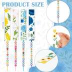 Liliaafar 8 Pcs Back to School Flower DIY Beadable Bookmarks Craft Kit - Image 2