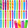 Lallisa 30 Pcs Ice Cream Molds Silicone Ice Lolly Mold Color Reusable Ice Lolly by Lallisa