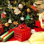 Hidreas 40PCS Christmas Crafts Unfinished Wooden Christmas Ornaments Kit - Image 5
