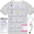 Vowlove Tshirt Ruler Guide for Vinyl Alignment, T Shirt Ruler to Center Designs by Vowlove