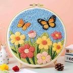 JOZYSH DIY Punch Needle Kits for Beginners Cute Cartoon Butterflies - Image 5