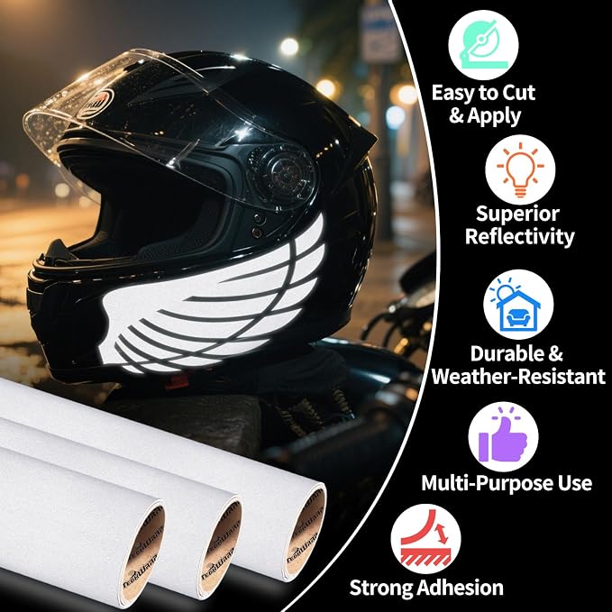 TECKWRAP White Reflective Chrome Adhesive Vinyl Flashlight Sensitive Vinyl - Image 2