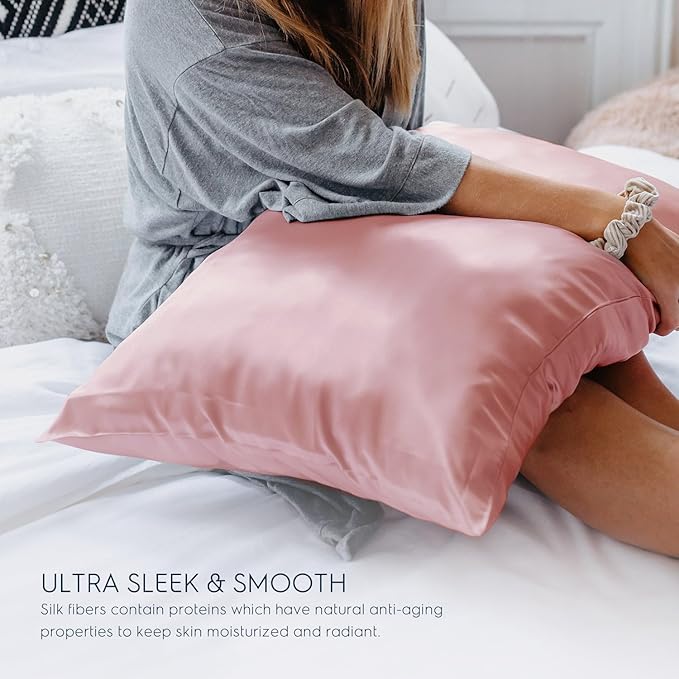 Tafts Pillow Cases - 22mm 100% Pure Mulberry 6A Silk Pillowcase - Image 4