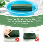 Tunnkit 12 Pcs Wet & Dry Floral Foam Blocks, 7.8" L x 3.5" W x 2.4" H | Flower - Image 4