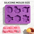 SJ Silicone Soap Molds 2 Packs, 3D Flower Silicone Molds - Image 4