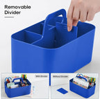 Multiuse Caddy Organizer with Handle, Portable Plastic Tote Bin - Image 7