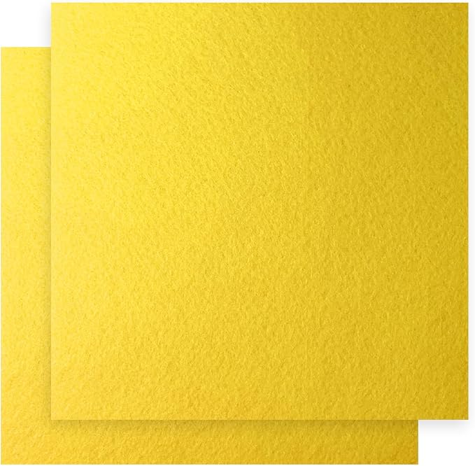 12" x 12" Felt Fabric Sheets for Crafts, Squares Felt Fabric Sheets, 1mm Thick by Unknown