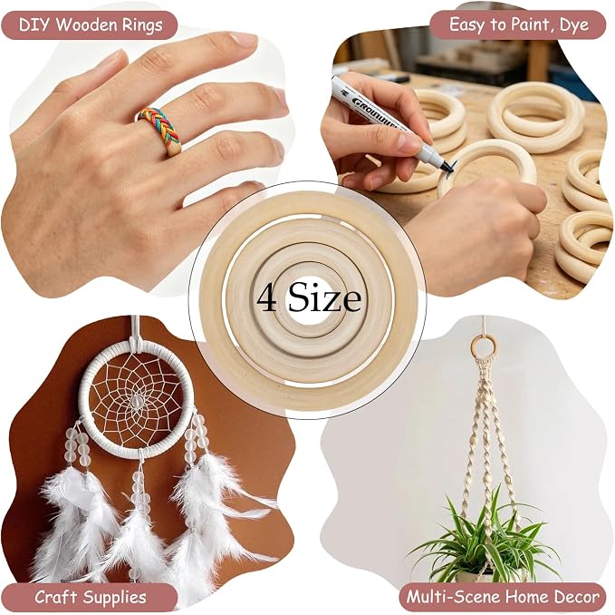 4 inch/3 inch/2 inch/1.4 inch, DIY Jewelry Making, Pendant Connectors, Wall - Image 8