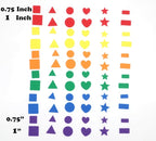 OISAKLD 780+ EVA Foam Sticker Shapes Stick-On Shapes in 6 Designs EVA Craft Foam - Image 2