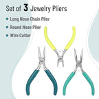 Mr. Pen- Pliers for Jewelry Making, 3 Pack, Chain Nose | Round Nose Pliers Set - Image 2