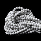 6mm 60PCS Natural White Howlite Gemstone Round Loose Stone Beads - Image 6