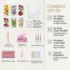 Pressed Flower Bookmark Kit, Make Your Own Clear Dried Flower Bookmarks DIY - Image 2