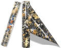 Tintnut Black Gold Splash Heat Transfer Vinyl Roll, stretch washable, works by Tintnut