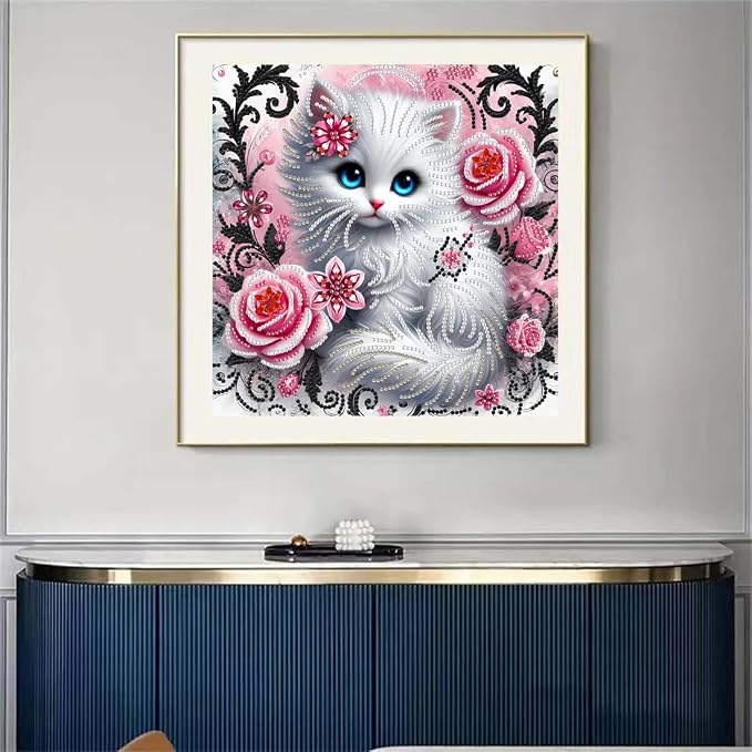 SHICERNHJ Animal Cat 5D Diamond Painting Kits - Image 3