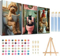 3 Pack Framed Paint by Numbers for Adult by MeothanDiamondPainting