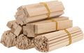 215 PCS Basswood Sticks, Hardwood Square Dowels, Unfinished Wooden Dowels by SEHOI