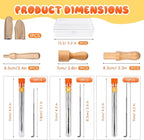 LUDOTEK 38 Pcs Needles Felting Tools Needles Wool Felting Soft Needle Felting - Image 6