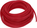 uxcell PET Expandable Sleeving 20ft 1/4" Red Cable Management Sleeve Cord by uxcell
