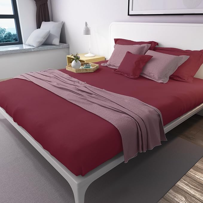 Lirex Flat Sheet, Full Size Extra Soft Brushed Microfiber Flat White Sheets - Image 5