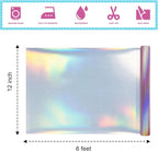 Sheet Metallic Foil Heat Transfer Vinyl olographic Pink 12Inch*6Ft, Bundle - Image 2