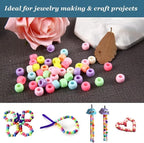 3000+ pcs Pony Beads, Beads for Hair Braids, Beads for Crafts, Plastic Beads - Image 3