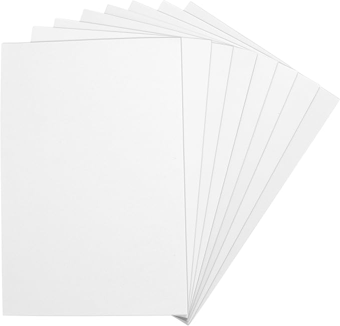 White EVA Foam Sheets, 6 x 9 Inch, 2mm Thick – Foam Paper by Unknown