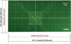 NEWBRAUG 23'' × 47'' Large Self Healing Cutting Double Sided 5-Ply Mat - Image 5