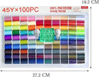 Sewing kit 100 Color Set of Handy Polyester Thread - Image 5