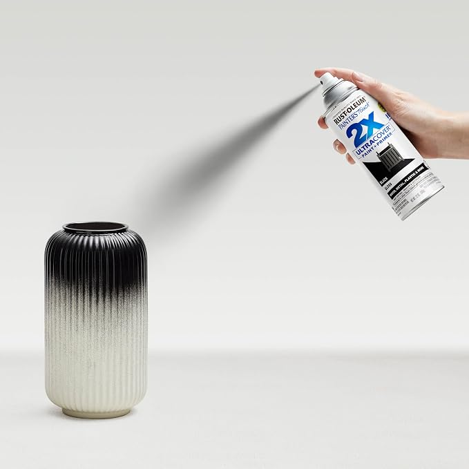 Rust-Oleum Painter's Touch 2X Ultra Cover Spray Paint, Gloss Black | Indoor and - Image 6